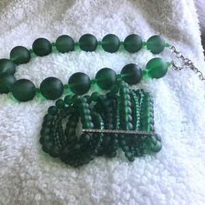 SJ Green Dina Necklace and Bracelet